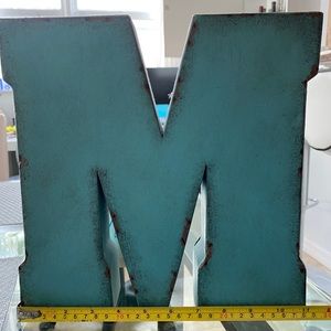 Letter M decoration